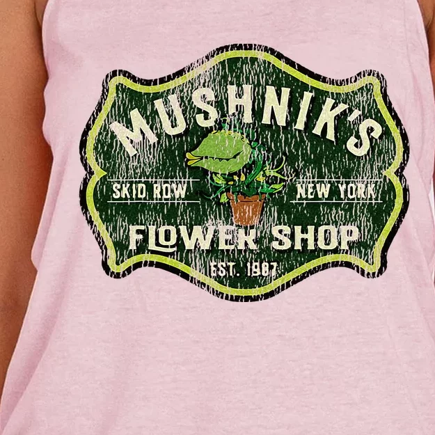 Mushniks Seymour Worn Little Women's Knotted Racerback Tank