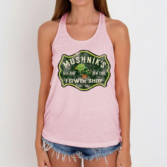 Mushniks Seymour Worn Little Women's Knotted Racerback Tank