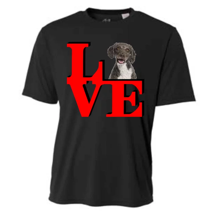 My Spanish Water Spaniel Love Park Gift Cooling Performance Crew T-Shirt