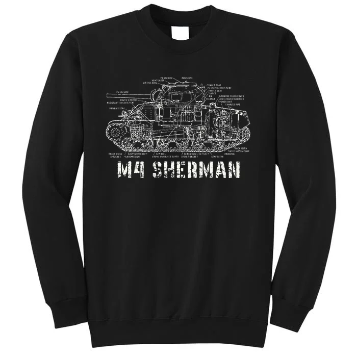 M4 Sherman Wwii Army Tank Military Sweatshirt