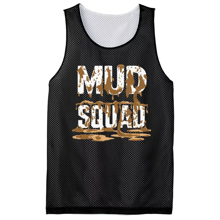 Mud Squad Wo Mud Run Team Mesh Reversible Basketball Jersey Tank