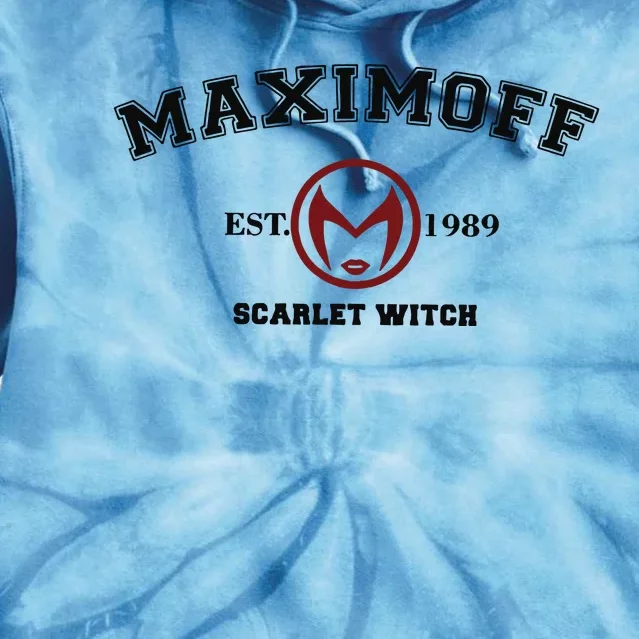 Maximoff Scarlet Witch Sweater Maximoff Est 1989 Tie Dye Hoodie