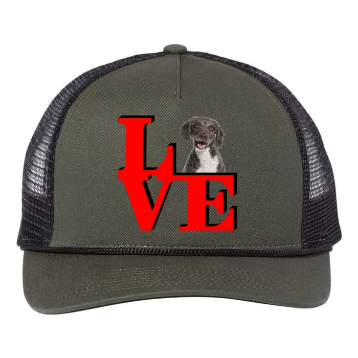 My Spanish Water Spaniel Love Park Gift Retro Rope Trucker Hat Cap