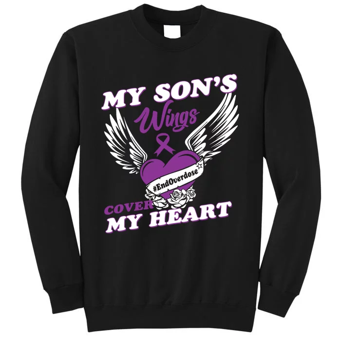 My Sons Wings Love Cover My Heart Gift Tall Sweatshirt