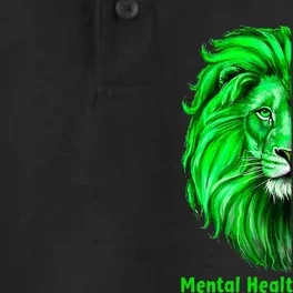 Motivational Support Warrior Mental Health Awareness Gifts Dry Zone Grid Performance Polo