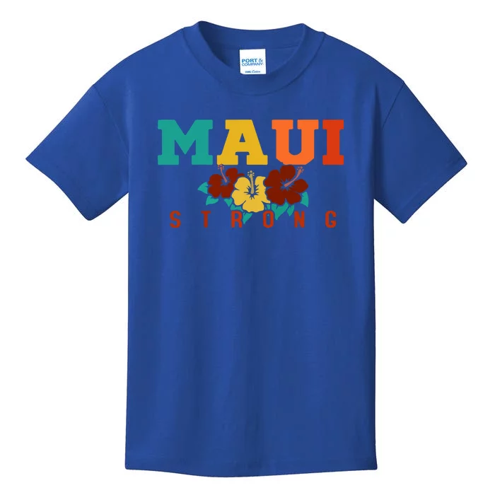 Maui Strong Wildfire Support Gift Pray For Maui Kids T-Shirt