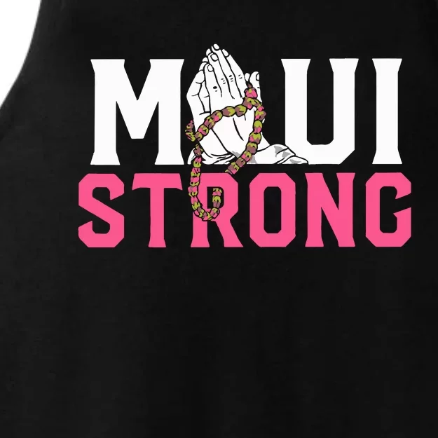 Maui Strong Wildfire Relief All Profits Will Be Donated Ladies Tri-Blend Wicking Tank