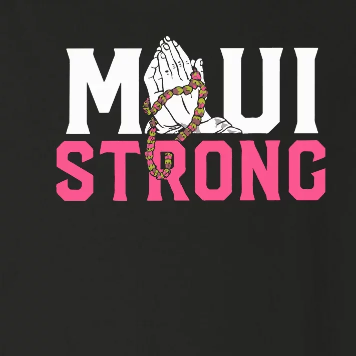 Maui Strong Wildfire Relief All Profits Will Be Donated Toddler Long Sleeve Shirt