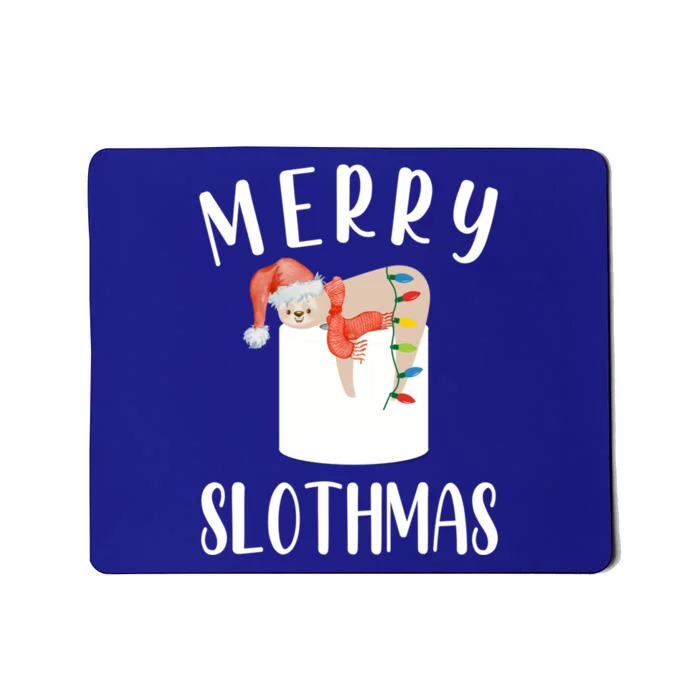 Merry Slothmas Xmas Sloth Animal Accessories Decor Gift Mousepad