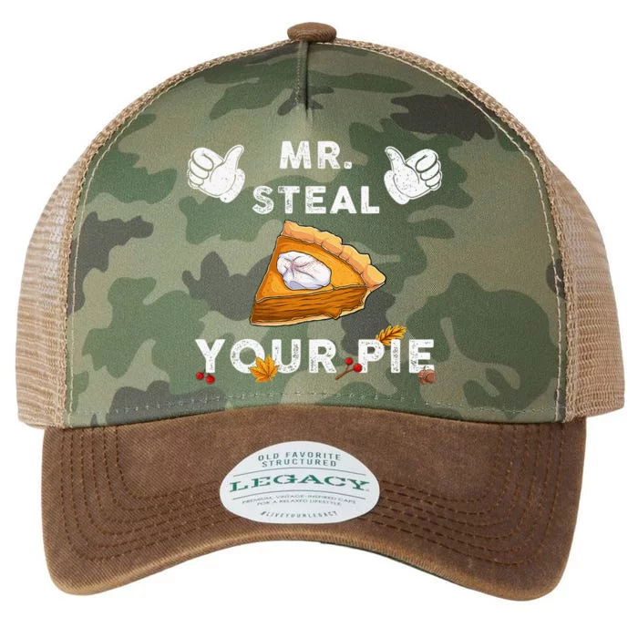 Mr Steal Your Pie Funny Thanksgiving Legacy Tie Dye Trucker Hat