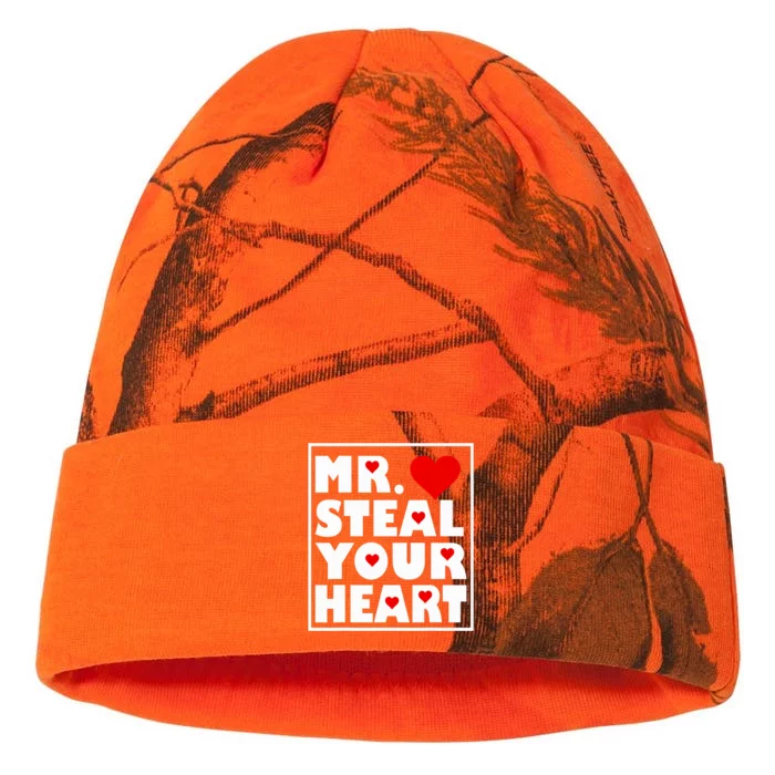 Mr Steal Your Heart Valentines Day Kati - 12in Camo Beanie