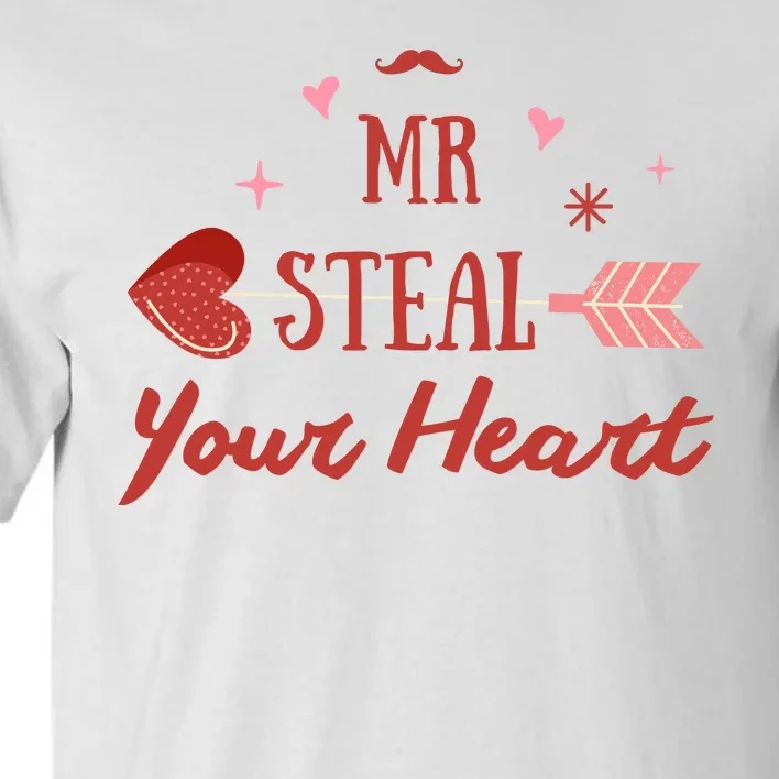 Mr Steal Your Heart Cute Valentine's Day Tall T-Shirt