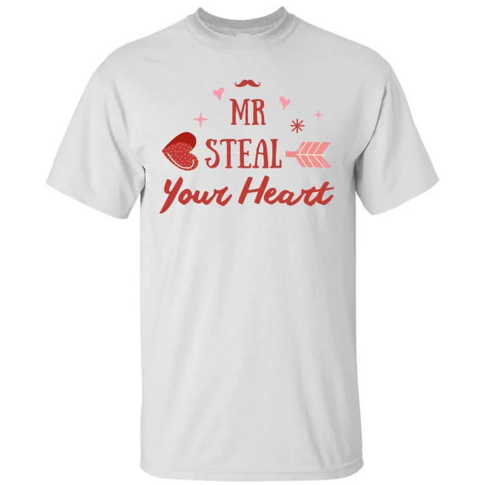 Mr Steal Your Heart Cute Valentine's Day Tall T-Shirt