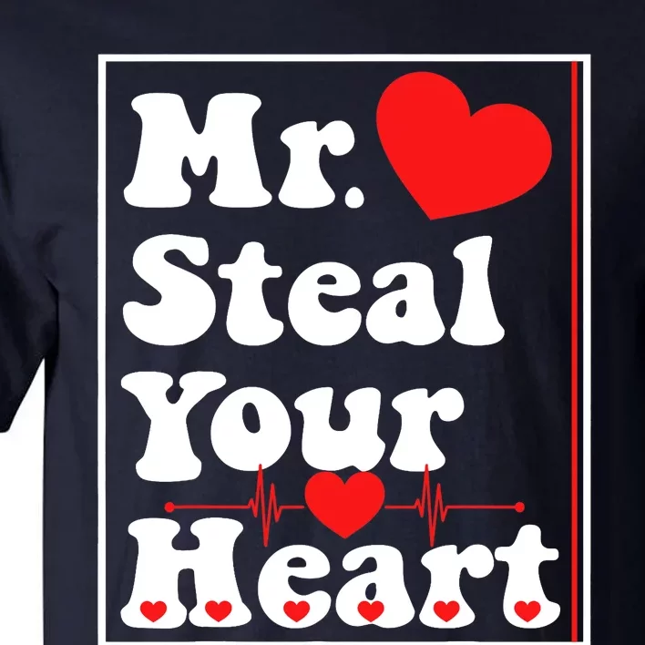 Mr. Steal Your Heart Valentines Day Boy Tall T-Shirt