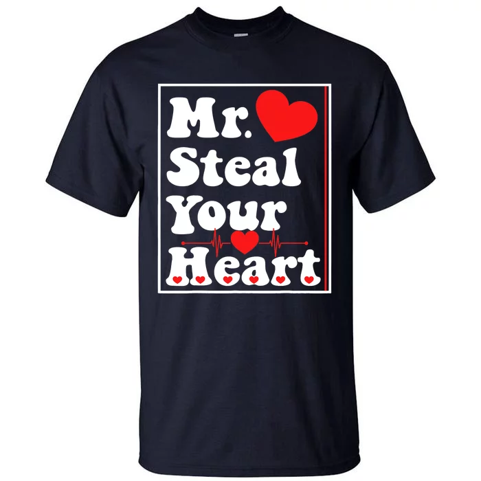 Mr. Steal Your Heart Valentines Day Boy Tall T-Shirt