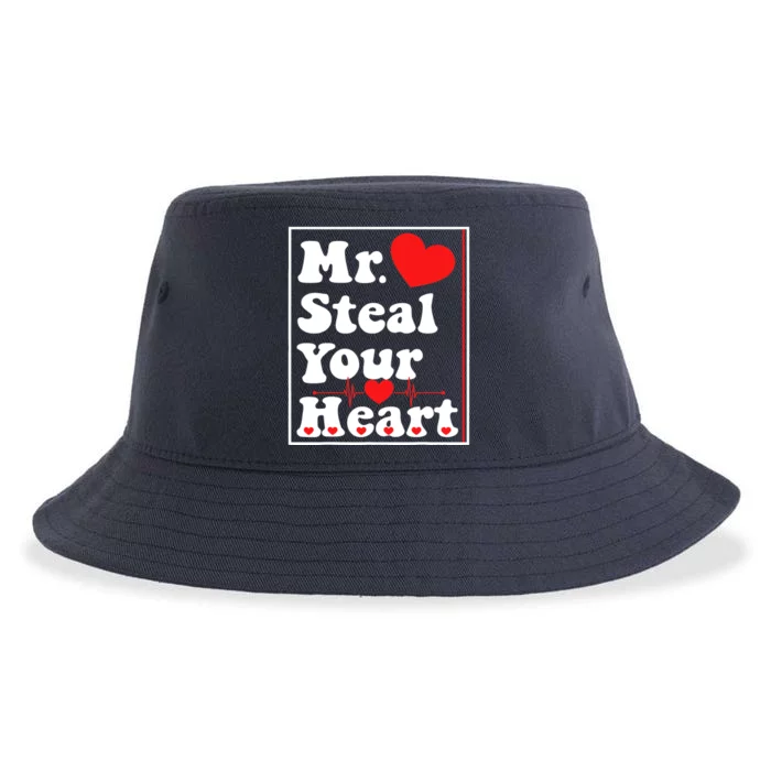 Mr. Steal Your Heart Valentines Day Boy Sustainable Bucket Hat