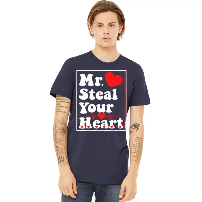 Mr. Steal Your Heart Valentines Day Boy Premium T-Shirt