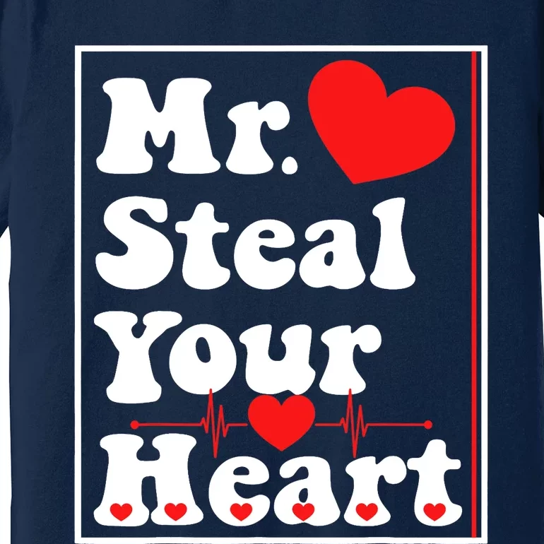 Mr. Steal Your Heart Valentines Day Boy Premium T-Shirt