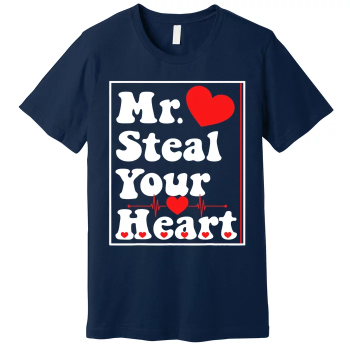 Mr. Steal Your Heart Valentines Day Boy Premium T-Shirt