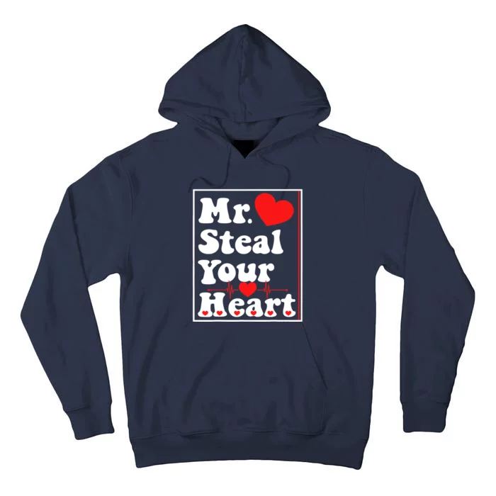 Mr. Steal Your Heart Valentines Day Boy Tall Hoodie