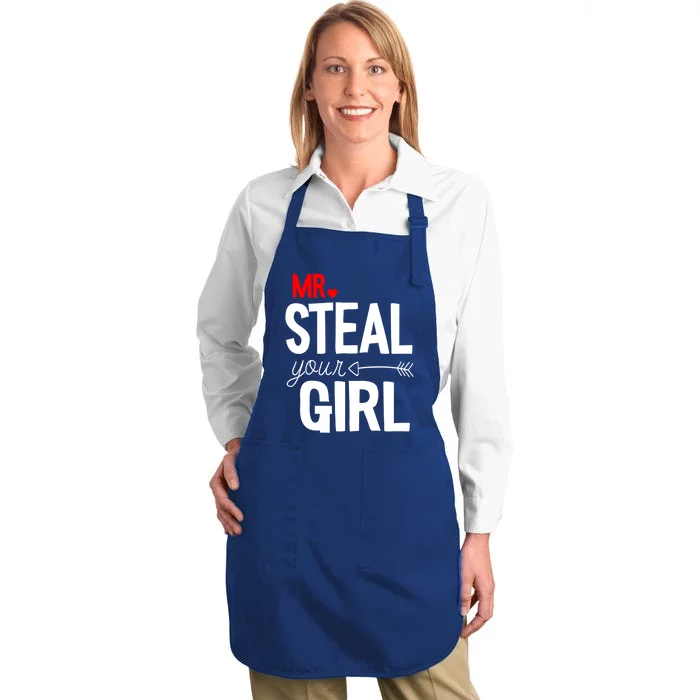 Mr Steal Your Valentines Day Funny Vgiftday Cool Gift Full-Length Apron With Pocket