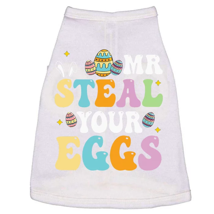 Mr Steal Your Eggs Easter Sunday Funny Easter Doggie Tank