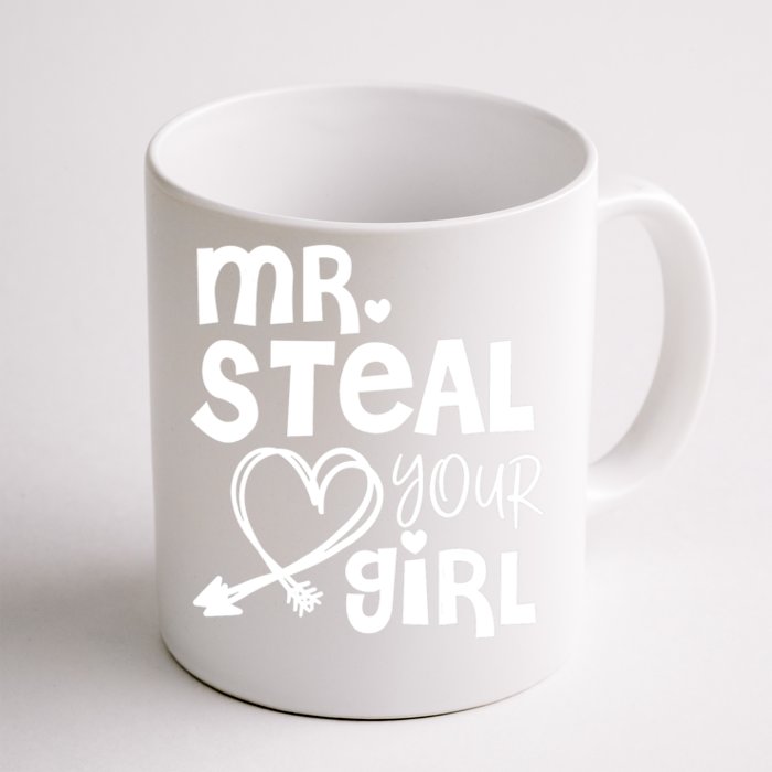 Mr Steal Your Girl Hearts Boy Son Brother Fun Valentines Day Front & Back Coffee Mug