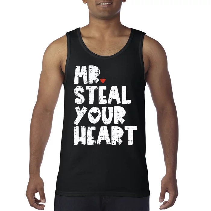 Mr Steal Your Heart Valentines Day Vday Tank Top