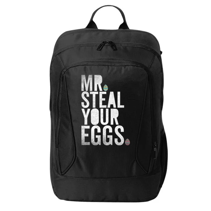 Mr Steal Your Eggs Funny Easter Matching Family City Backpack