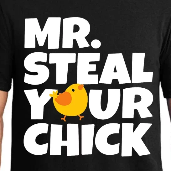 Mr Steal Your Chick Easter Chicken Egg Hunting Pajama Set