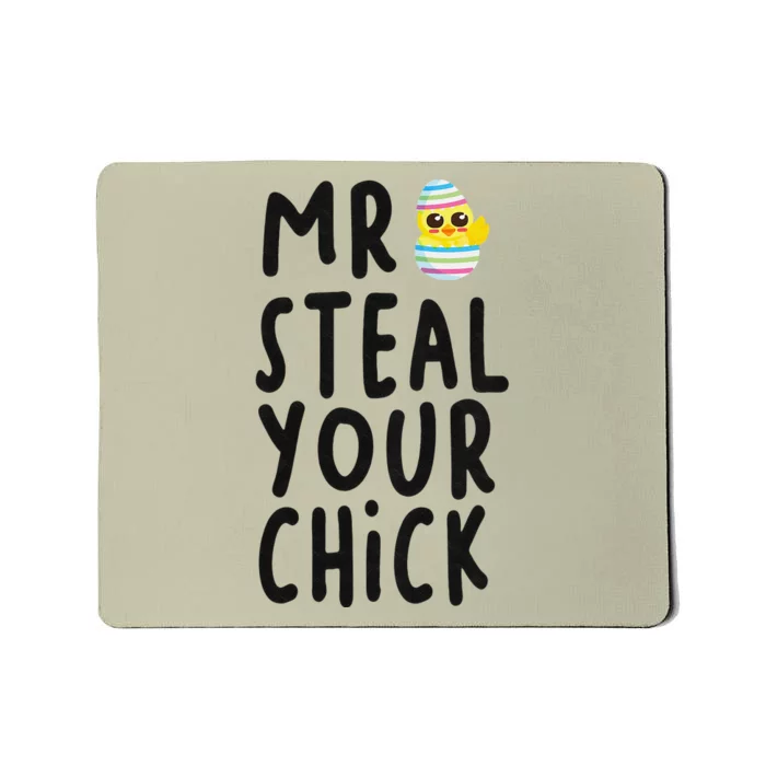 Mr. Steal Your Chick Hunting Baby Chicken Hunting Eggs Mousepad