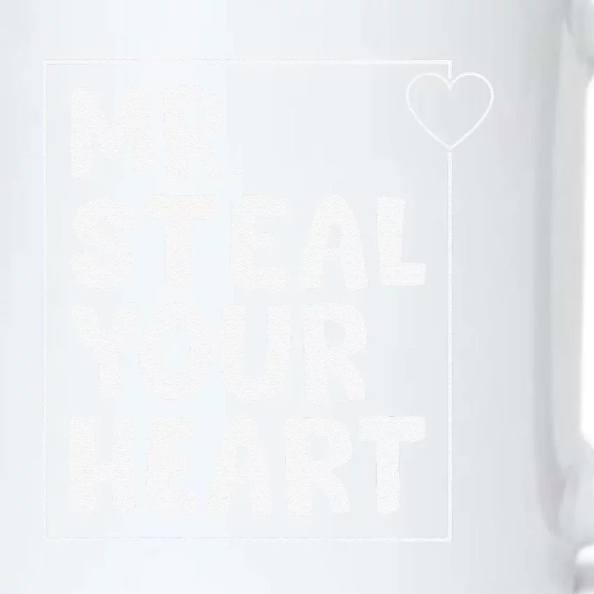 Mr Steal Your Heart Fors Valentine's Day Love Black Color Changing Mug