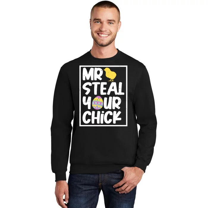 Mr Steal Your Chick Funny Chicken Egg Sweatshirt