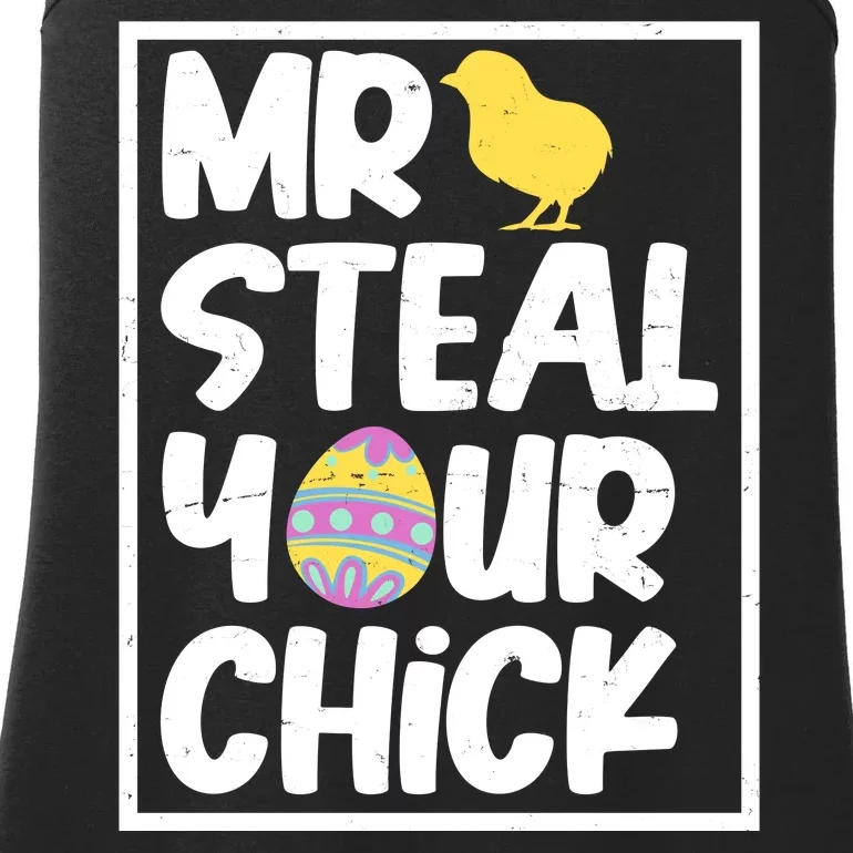 Mr Steal Your Chick Funny Chicken Egg Ladies Essential Tank