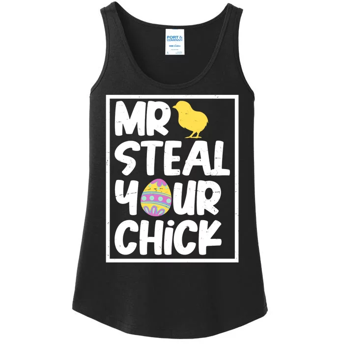 Mr Steal Your Chick Funny Chicken Egg Ladies Essential Tank