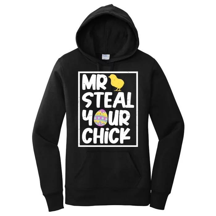 Mr Steal Your Chick Funny Chicken Egg Women's Pullover Hoodie