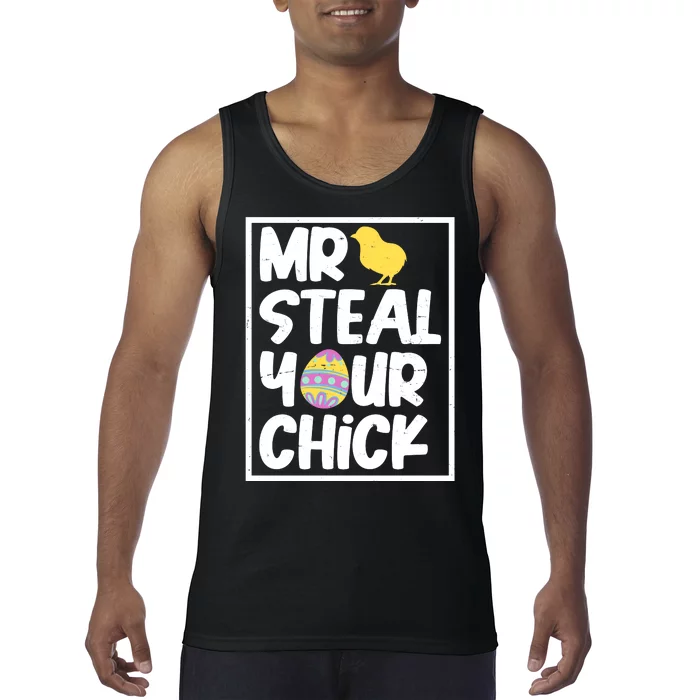 Mr Steal Your Chick Funny Chicken Egg Tank Top