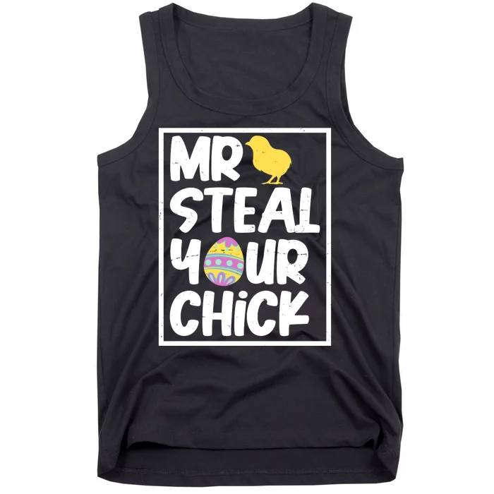 Mr Steal Your Chick Funny Chicken Egg Tank Top