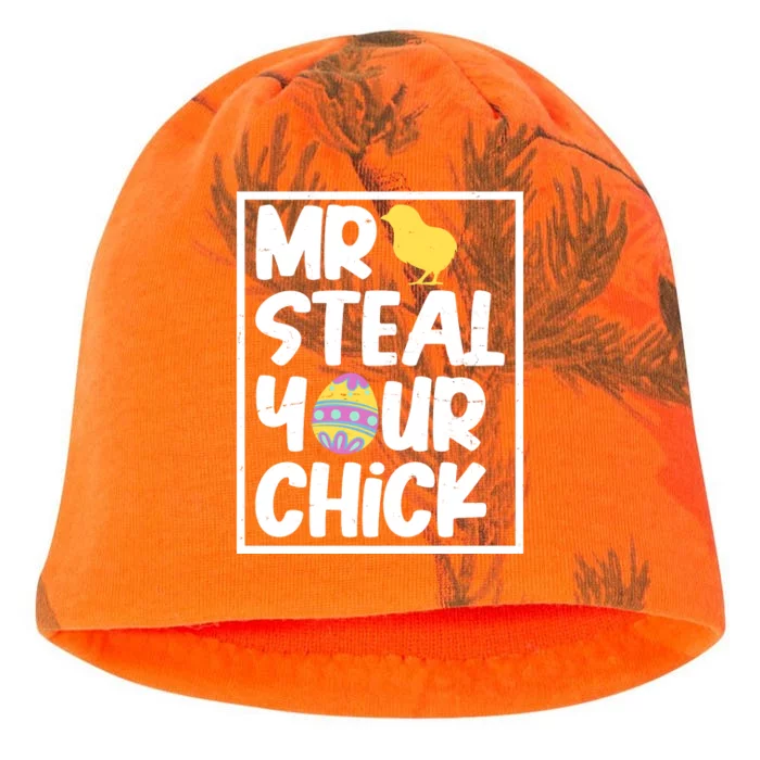 Mr Steal Your Chick Funny Chicken Egg Kati - Camo Knit Beanie