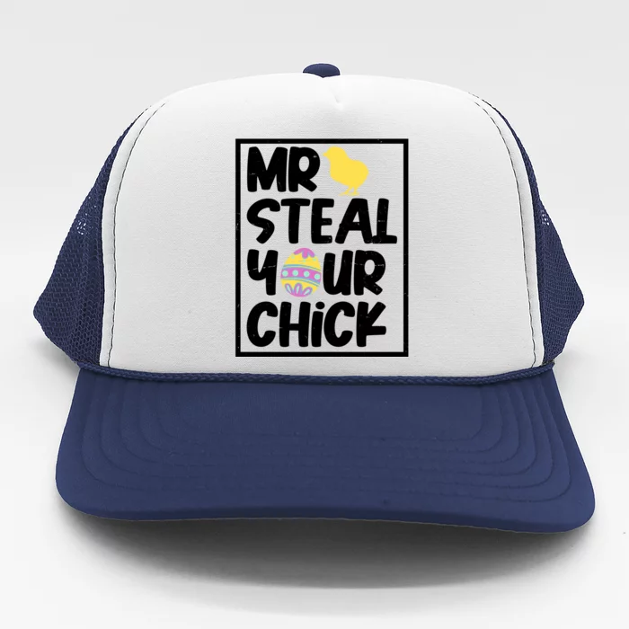 Mr Steal Your Chick Funny Chicken Egg Trucker Hat