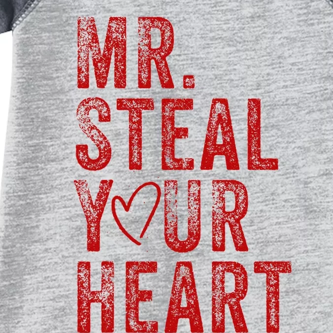 Mr Steal Your Heart Valentines Days &'S Infant Baby Jersey Bodysuit