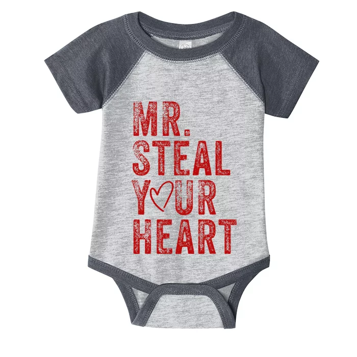 Mr Steal Your Heart Valentines Days &'S Infant Baby Jersey Bodysuit