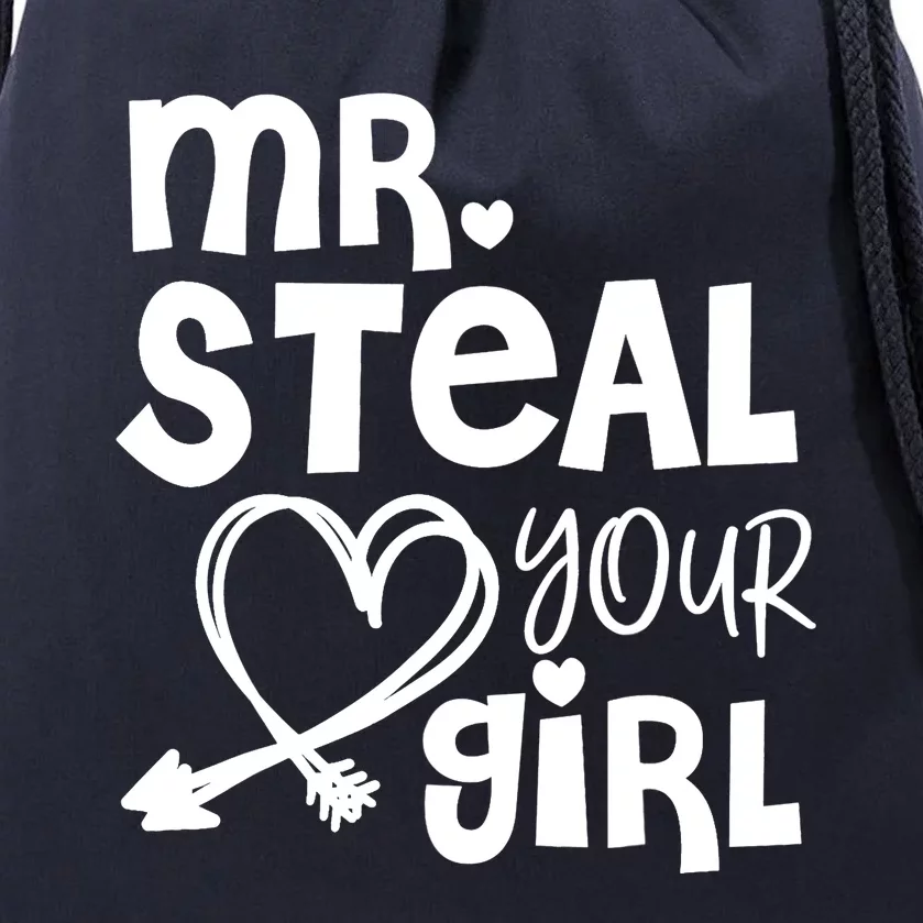 Mr Steal Your Girl Hearts Boy Son Brother Fun Valentines Day Drawstring Bag