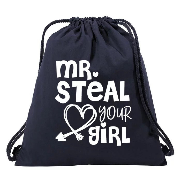 Mr Steal Your Girl Hearts Boy Son Brother Fun Valentines Day Drawstring Bag