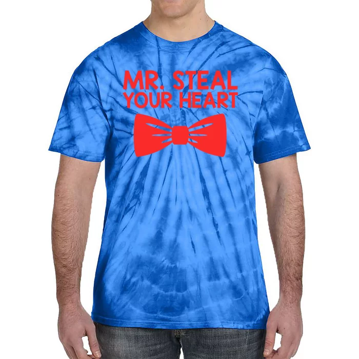 Mr Steal Your Heart Gift Little Gentle Valentine's Day Gift Funny Gift Tie-Dye T-Shirt