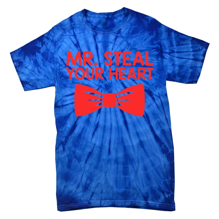 Mr Steal Your Heart Gift Little Gentle Valentine's Day Gift Funny Gift Tie-Dye T-Shirt