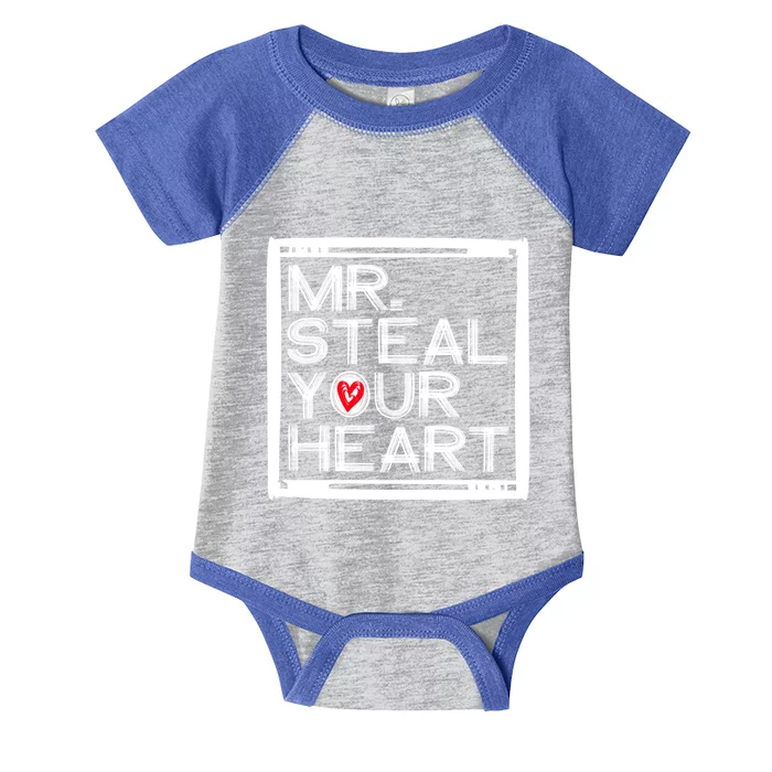 Mr Steal Your Heart Gift Infant Baby Jersey Bodysuit