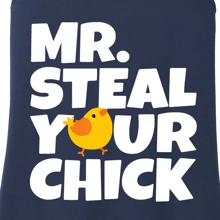 Mr Steal Your Chick Easter Chicken Egg Hunting Ladies Essential Tank