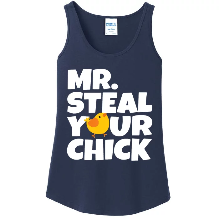 Mr Steal Your Chick Easter Chicken Egg Hunting Ladies Essential Tank