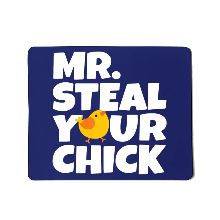 Mr Steal Your Chick Easter Chicken Egg Hunting Mousepad